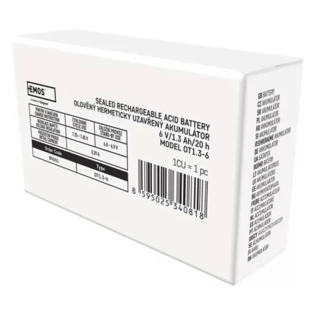 EMOS Ólomakkumulátor 6V 1.3Ah