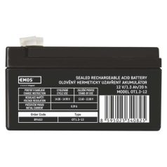EMOS Ólomakkumulátor 12V 1.3Ah
