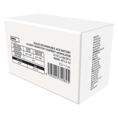 EMOS Ólomakkumulátor 12V 1.3Ah