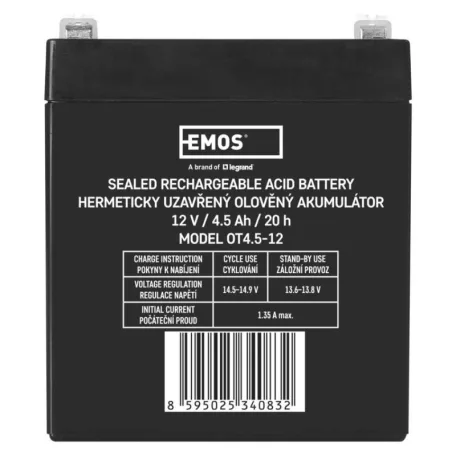EMOS Ólomakkumulátor 12V 4.5Ah