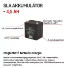 EMOS Ólomakkumulátor 12V 4.5Ah