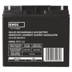 EMOS Ólomakkumulátor 12V 18Ah