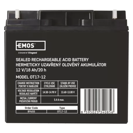 EMOS Ólomakkumulátor 12V 18Ah
