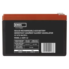 EMOS Vontatás ólomakkumulátor 12 v/15 ah
