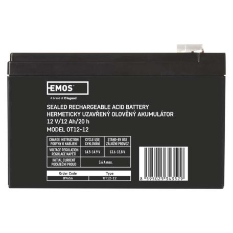 EMOS Ólomakkumulátor 12V 12Ah