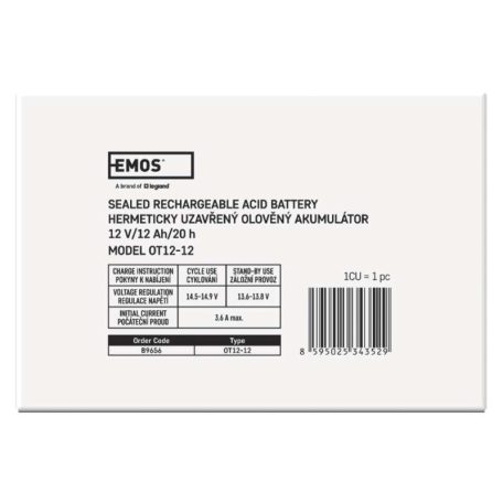 EMOS Ólomakkumulátor 12V 12Ah