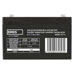 EMOS Ólomakkumulátor 6V 7Ah