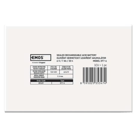 EMOS Ólomakkumulátor 6V 7Ah