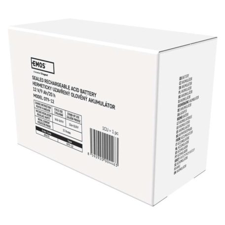 EMOS Ólomakkumulátor 12V 9Ah