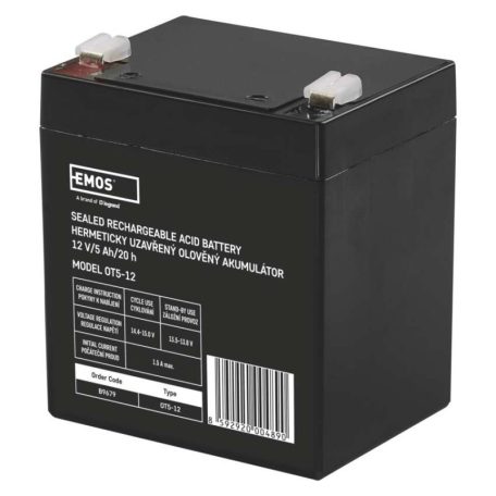 EMOS Ólomakkumulátor 12V 5Ah