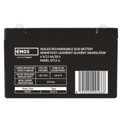EMOS Ólomakkumulátor 6V 12Ah