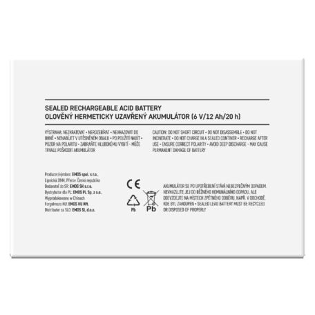 EMOS Ólomakkumulátor 6V 12Ah