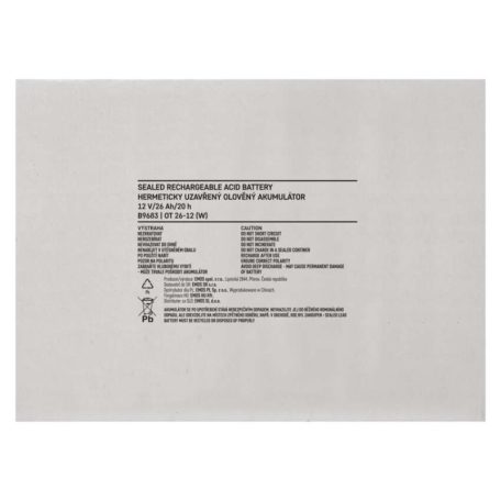 EMOS Ólomakkumulátor 12V 26Ah