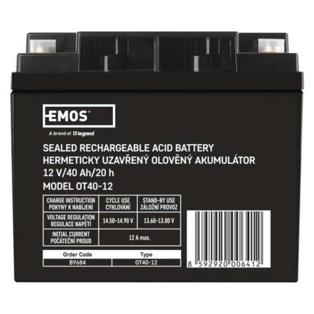 EMOS Ólomakkumulátor 12V 40Ah