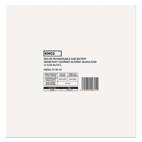 EMOS Ólomakkumulátor 12V 40Ah