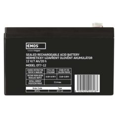 EMOS Ólomakkumulátor 12V 7Ah