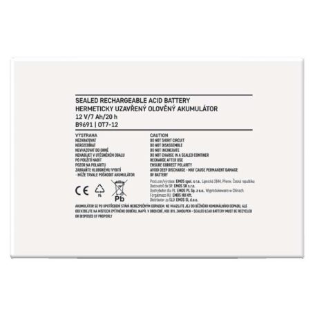 EMOS Ólomakkumulátor 12V 7Ah