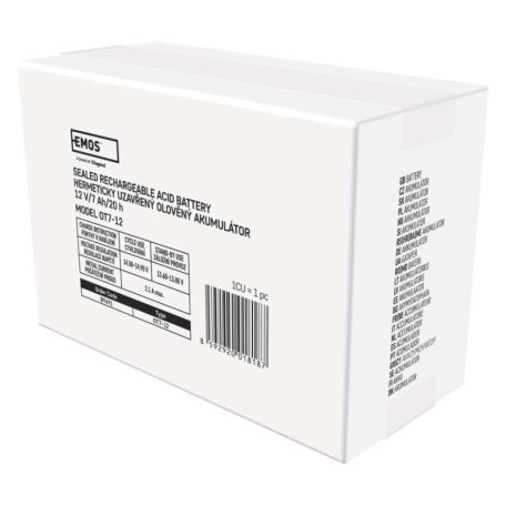 EMOS Ólomakkumulátor 12V 7Ah