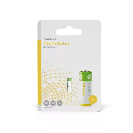 Alkáli elem 23A | 12 V DC | 1 - Buborékfólia | 8LR932 | Sárga / Zöld