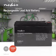   Tölthető ólom-sav akkumulátor | Ólom-sav | Újratölthető | 12 V | 12000 mAh