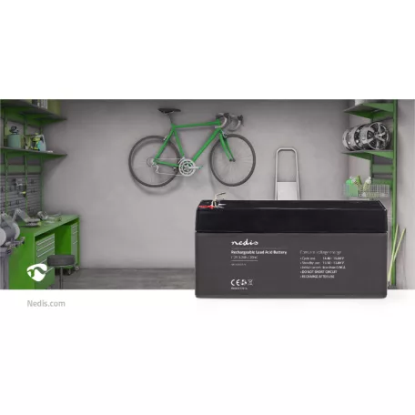 Tölthető ólom-sav akkumulátor | Ólom-sav | Újratölthető | 12 V | 3200 mAh