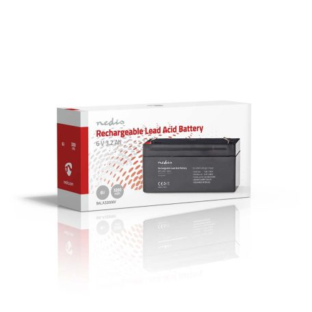 Tölthető ólom-sav akkumulátor | Ólom-sav | Újratölthető | 6 V | 3200 mAh