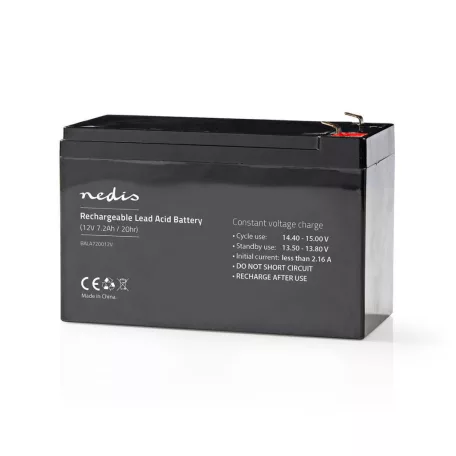 Tölthető ólom-sav akkumulátor | Ólom-sav | Újratölthető | 12 V | 7200 mAh