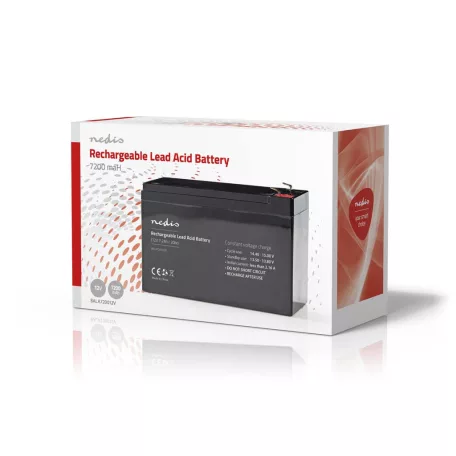 Tölthető ólom-sav akkumulátor | Ólom-sav | Újratölthető | 12 V | 7200 mAh
