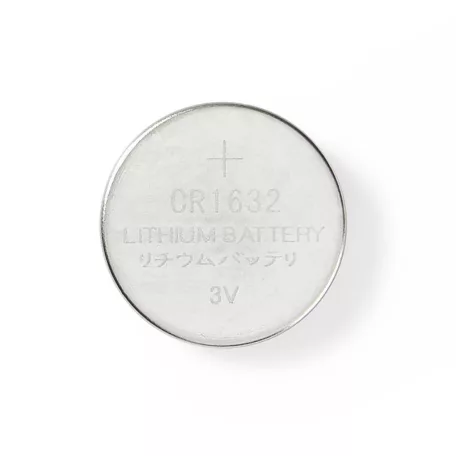 Lítium gombelem CR1632 | 3 V DC | Előre töltött | 5 - Buborékfólia | Különféle eszközök | Ezüst
