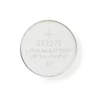 Lítium gombelem CR2025 | 3 V DC | 5 - Buborékfólia | Ezüst