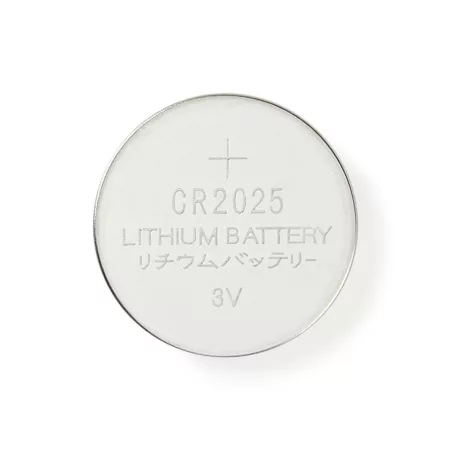 Lítium gombelem CR2025 | 3 V DC | 5 - Buborékfólia | Ezüst