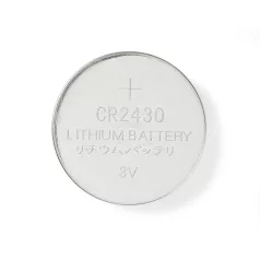   Lítium gombelem CR2430 | 3 V DC | 5 - Buborékfólia | Ezüst