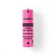   Lítium akkumulátor tionil-klorid ER14505 | 3.6 V DC | 2400 mAh | 1 - Buborékfólia | Rózsaszín