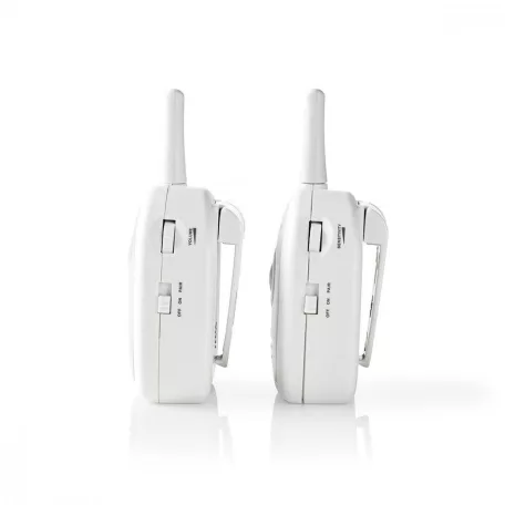 Nedis babaőr Digitális Audio Bébiőr | FHSS (Frequency-Hopping Spread Spectrum) | Tartomány: 300 m | Elemes Áramellátás / Hálózati Áramellátás | Fehér / Szürke