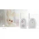 Nedis babaőr Digitális Audio Bébiőr | FHSS (Frequency-Hopping Spread Spectrum) | Tartomány: 300 m | Elemes Áramellátás / Hálózati Áramellátás | Fehér / Szürke