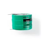 Ni-MH Akkumulátor | 3.6 V DC | Újratölthető | 250 mAh | Előre töltött | 1-Polybag | N/A | Forrasztási csatlakozás | Zöld