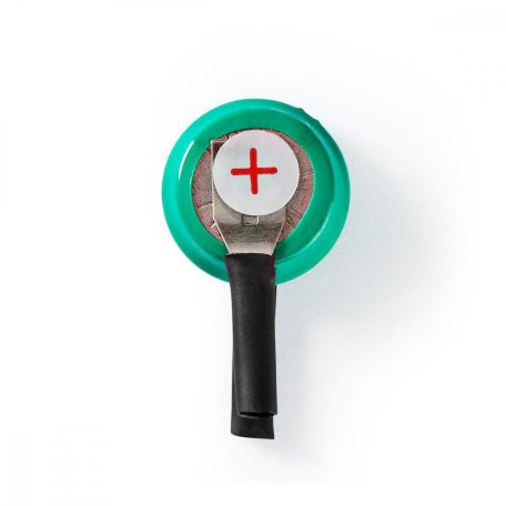 Ni-MH Akkumulátor | 1.2 V DC | Újratölthető | 80 mAh | Előre töltött | 1-Polybag | N/A | Forrasztó Lapok | Zöld