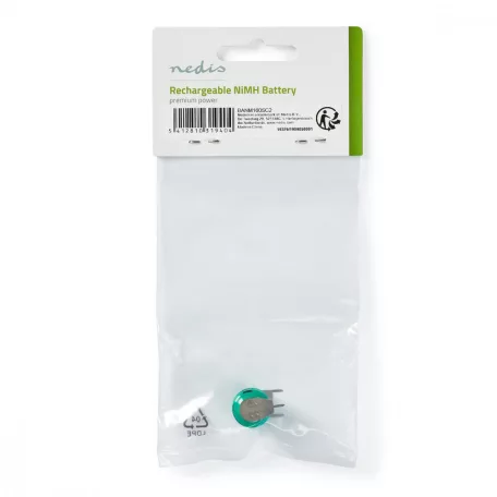 Újratölthető Ni-MH akkumulátor | 2.4 V | 80 mAh | Forrasztási csatlakozás | 1-Polybag