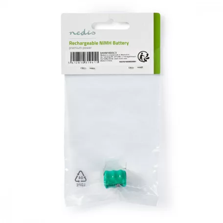 Újratölthető Ni-MH akkumulátor | 3.6 V | 80 mAh | Forrasztási csatlakozás | 1-Polybag