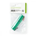 Ni-MH Akkumulátor | 2.4 V DC | Újratölthető | 2400 mAh | Előre töltött | 1-Polybag | N/A | Forrasztó Lapok | Zöld