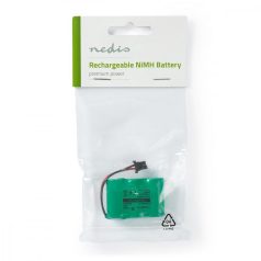   Ni-MH Akkumulátor | 3.6 V DC | Újratölthető | 600 mAh | Előre töltött | 1-Polybag | N/A | 2-fázisú Telefon Csatlakozó | Zöld