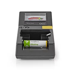   Elem tesztelő | 9V - AA - AAA - Button Cell - C - D | Fekete