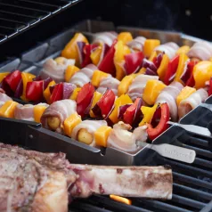   Barbecook BC-ACC-7017 sütőnyárs tartó, rozsdamentes acél, 5 férőhelyes
