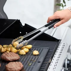  Barbecook BC-ACC-7045 Olivia rozsdamentes acél univerzális fogó fekete, 42cm