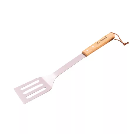 Barbecook BC-ACC-7071 rozsdamentes acél forgató lapát, gumifa nyél, 100% FSC, 46cm