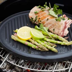   Barbecook BC-ACC-7087 zománcozott öntöttvas grill lap, kétoldalas, kerek, 35cm