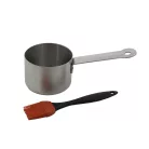 Barbecook BC-ACC-7211 rozsdamentes acél edény szilikon ecsettel