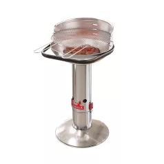   Barbecook BC-CHA-1005 Loewy 50 SST rozsdamentes acél faszenes grill, 51,5x56x99cm