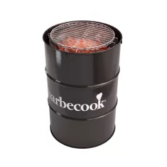   Barbecook BC-CHA-1020 Edson faszenes grillhordó, fekete, 47,5 átmérő