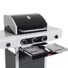   Barbecook BC-GAS-2018 Siesta 310 Black Edition gázgrill, oldalégővel, 124x56x120cm